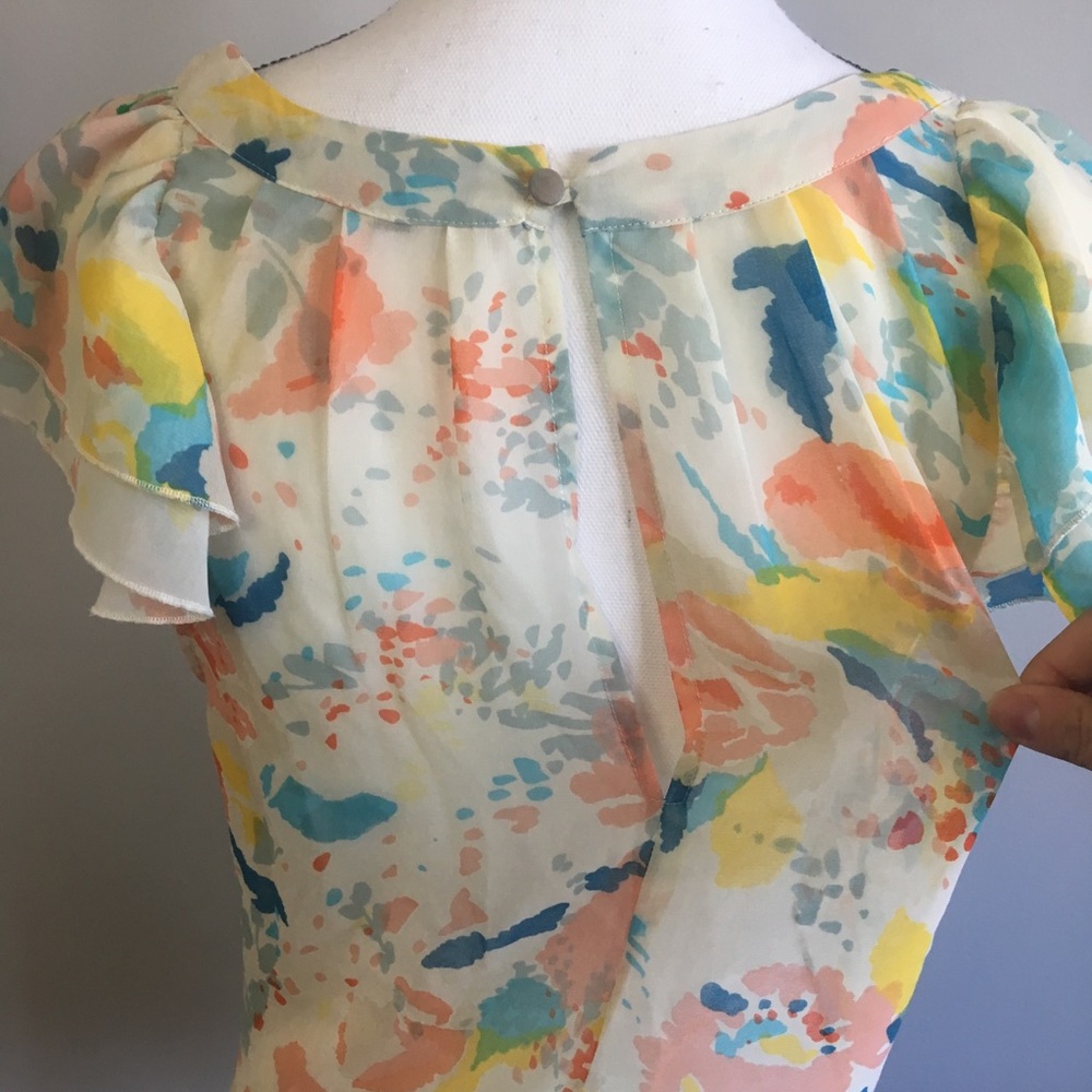 Anthro Sanctuary Soca flutter blouse - Picture 6 of 8